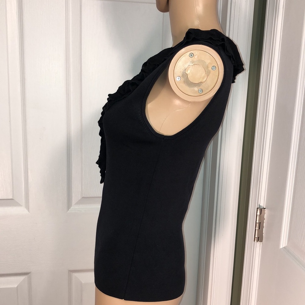Banana Republic Factory Store Black Silk Sweater. - Picture 3 of 5
